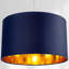 Contemporary Cotton Lamp/Light Shade with Shiny Paper Inner-660541412-561683929