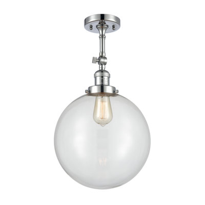 Plafonnier semi-encastré 1 lumière 12 "ciacchi