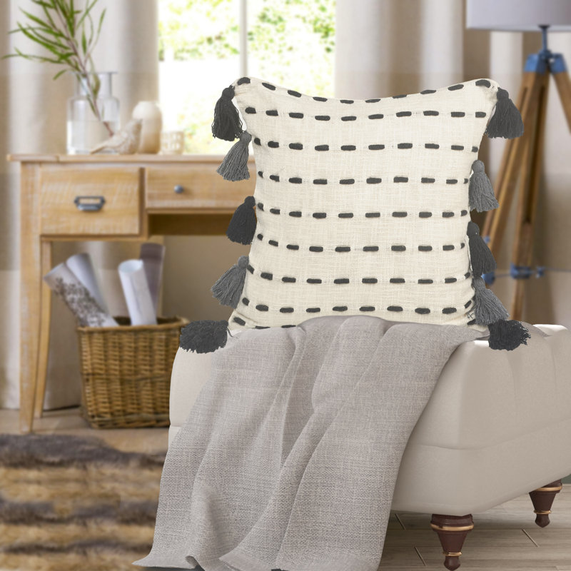 Housse de coussin Square_Ox Bay, Housse de coussin seulement - sans coussin