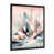 Impression noire sur toile encadrée sélectionné