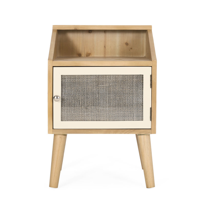 Table d'appoint élégante avec verre trempé et touche moderne intégrée