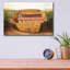 Art mural en verre acrylique, «Beached Dinghy» par Karl Soderlund, Breakwater Bay, 24 po x 16 po-1810834397