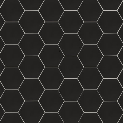 Carreau de sol hexagonal en porcelaine 9 po x 10 po Ackland Voyage