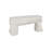 White Stone Cast Stone Bench