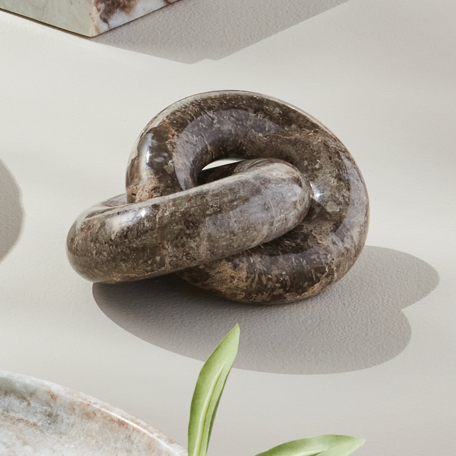 Sierra Genuine Marble Ring Sculpture