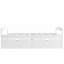 Lit plateforme simple avec deux tiroirs-2145118395