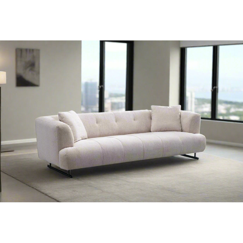 Canapé 3 places Arden Collection, Blanc