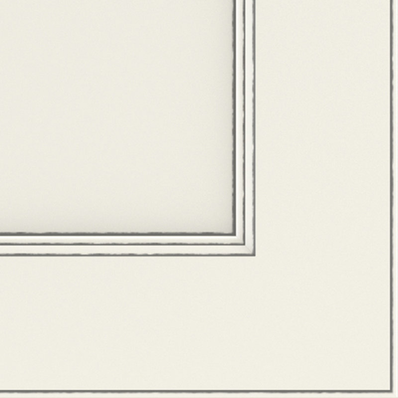 Dwelling Value Claredon Door Sample, Chalk/Nickel Glaze, Maple