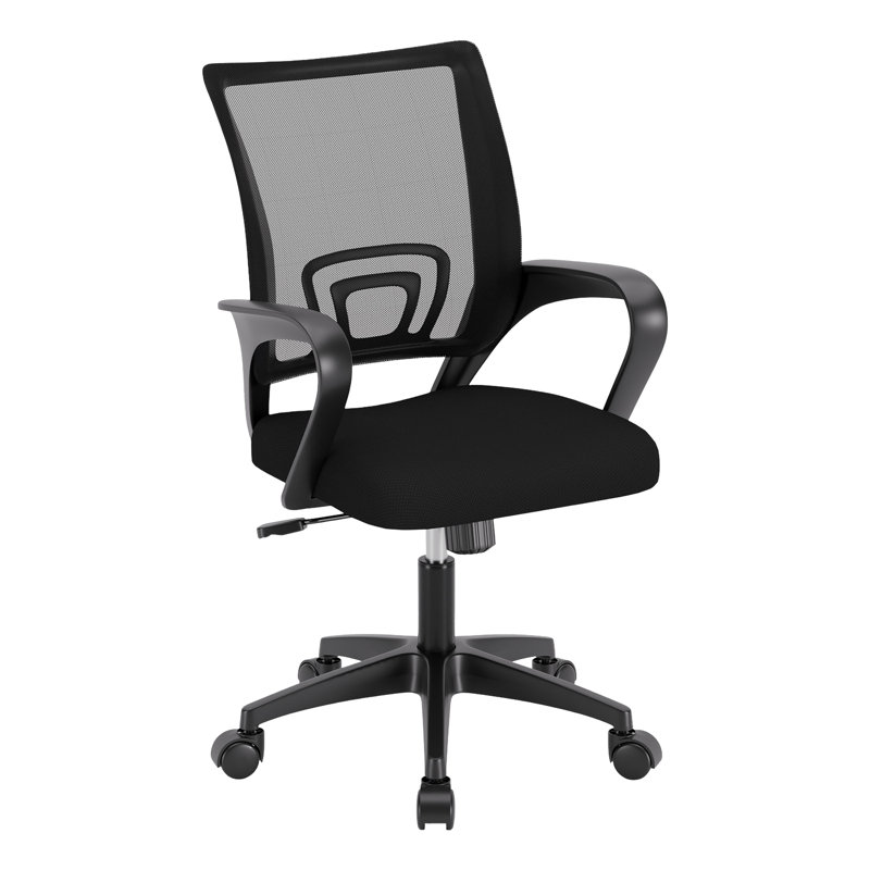 Office Chair Adjustable Height Office Chair Executive Desk Chair Ergonomic Mesh Task Chair Swivel Rolling Office Computer Chair with Armrest Wheels for Office Home