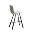Tabouret de bar en tissu texturé Modern