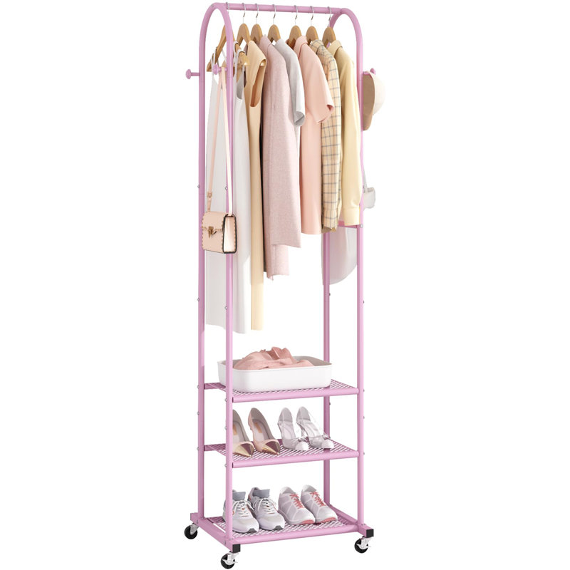 Support à vêtements robuste, Rose