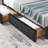 Full Size Storage Upholstered Tufted Bed Frame-253060233-253060232