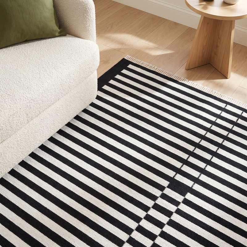 Delia Striped Indoor Rug, Rectangle 8' x 10'
