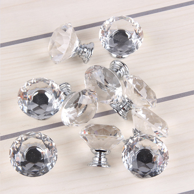 poignées de tiroir en cristal 10X Diamond
