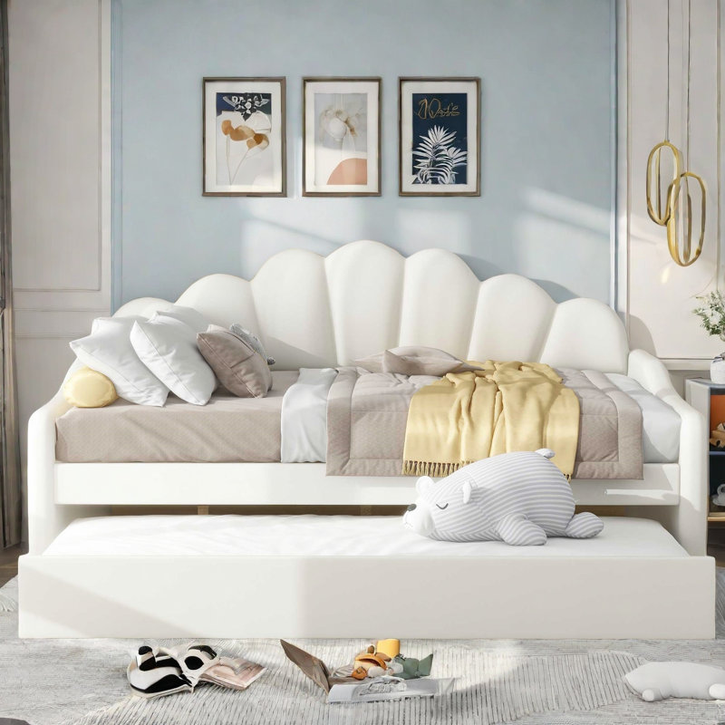 Lit de jour Linarez, Blanc