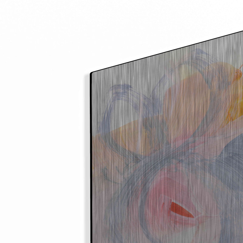 Orren Ellis «Abstract Peinture XVII» par Iris Lehnhardt, art mural en métal, H 36 po x l 24 po
