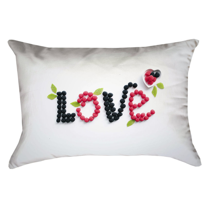 Coussin intérieur à double face Brooke Lark Love and Berries