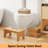 Bamboo Toilet Stool, Wooden Squatting Potty Stool For Adults(Natural)