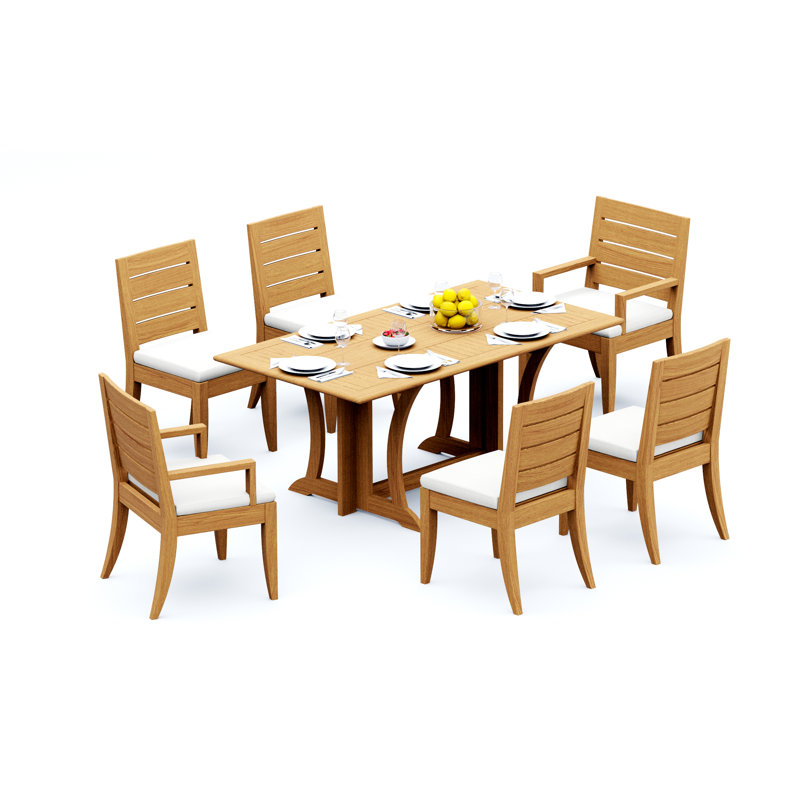 Atnas Outdoor - Piece Teak Dining Set, 6
