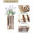 Watervliet Wood Wall Vase-1614100654