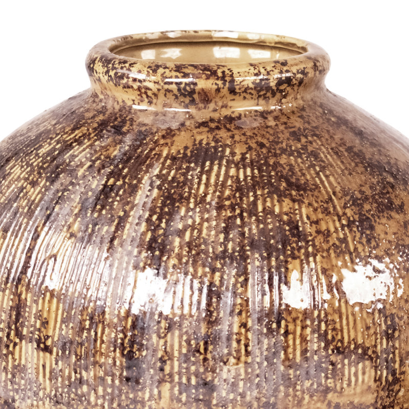 Labreeska Ceramic Table Vase, 14.5" H x 11.5" W x 11.5" D
