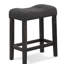 Sora Button Tufted Counter Height Saddle Stool, Set Of ,-1382810293