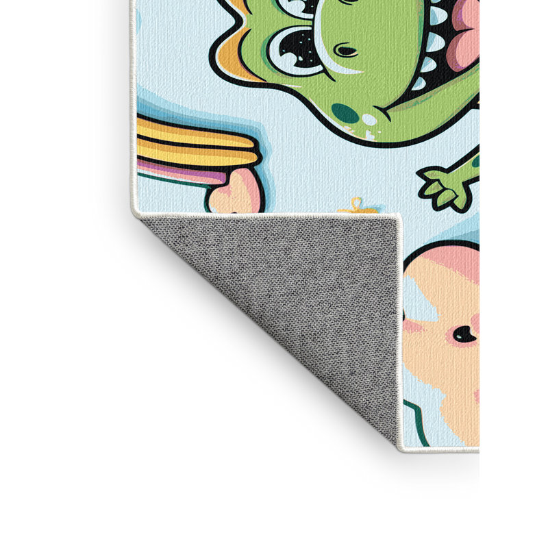 Tapis lavable pour animaux Zoomie Kids, Rectangle de 5 pi x 8 pi