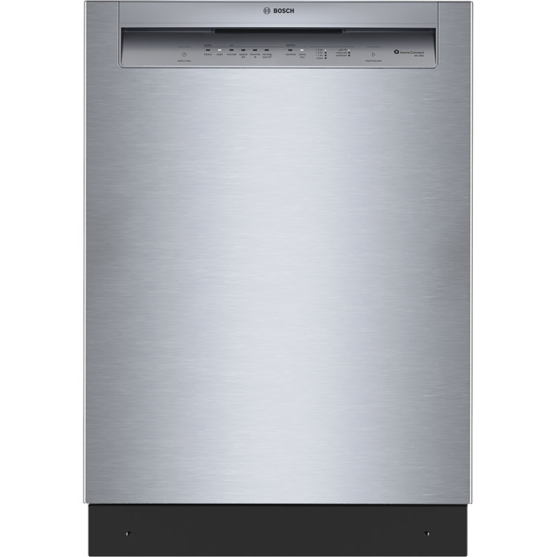 300S 24" Recessed Handle Dishwasher SS, Stainless Steel