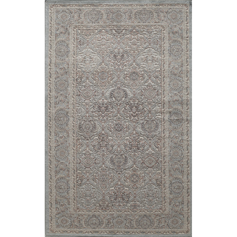 Sheldon Light Blue Area Rug, Rectangle 2'7" x 4'11"
