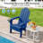 Foldable Weather Resistant Patio Chair With Built-In Cup Holder-2092208364