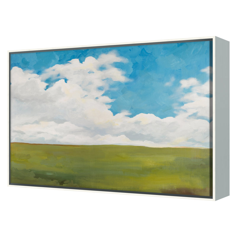 Landscape 2 Print by Natasha Marie, 30" H x 40" W x 2.63" D, White Framed