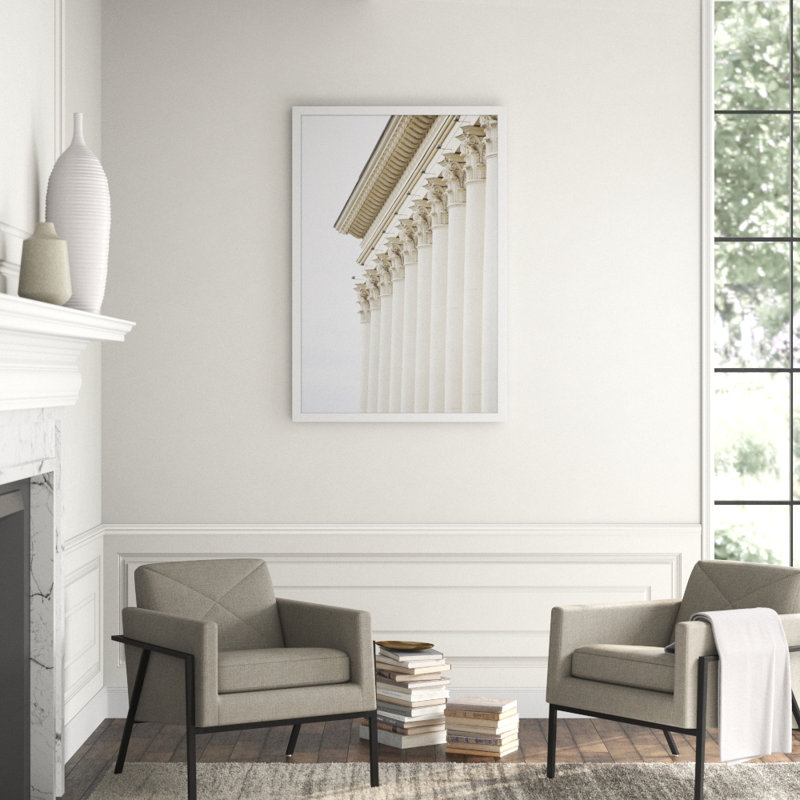 Classical Architecture' Framed Photographic Print on Glass