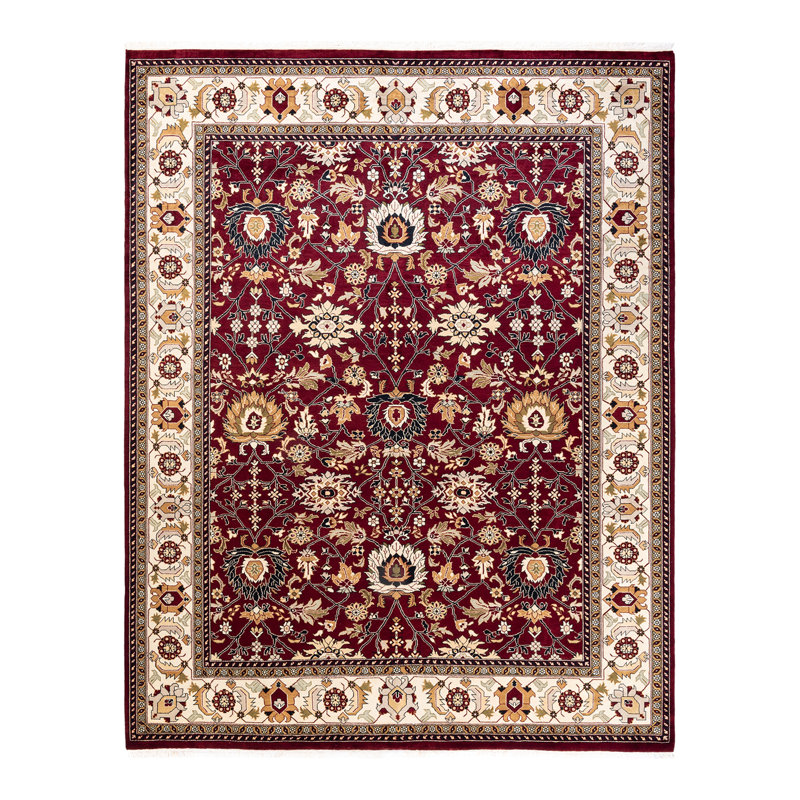 Tapis unique en laine noué à la main 8 pi 2 po x 10 pi 1 po nouvel âge Hiltibran