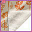 Couvertures orange avec illustrations botaniques-123991283