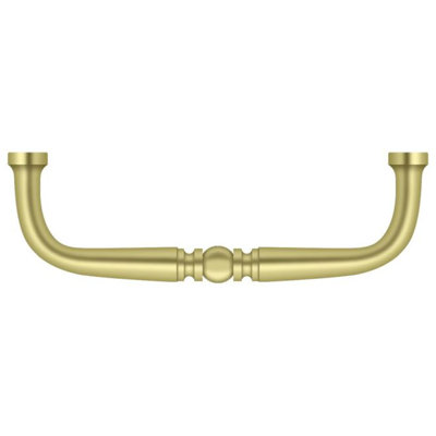 Poignée Deltana PCT400U3 Traditionnel; 4 po; finition laiton brillant