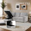 Canapé-lit modulaire avec rangement USB et 2 porte-gobelets Rogel Upholstery-1674455166