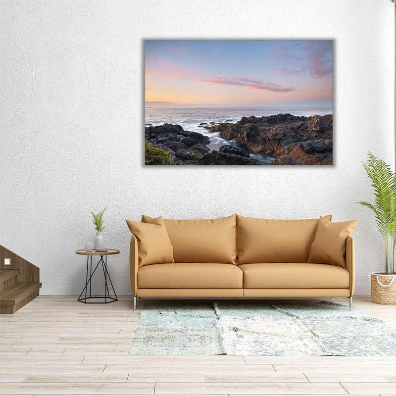 «Rugged Coast Le long Wild Pacific Trail», reproduction d'art sur toile, H 20 po x l 30 po