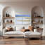 «Coast at Dawn» par Norman Wyatt Jr., ensemble de 2 reproductions d'art sur toiles tendues-28141501
