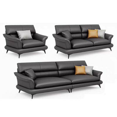 Italian comfortable simple business sofa set
