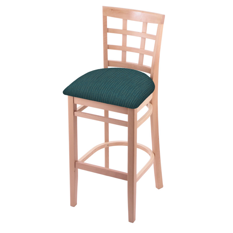 Bar Stool, Natural, Graph Tidal, Bar Stool (30" Seat Height)