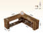 Banc de rangement en L 47,24 po