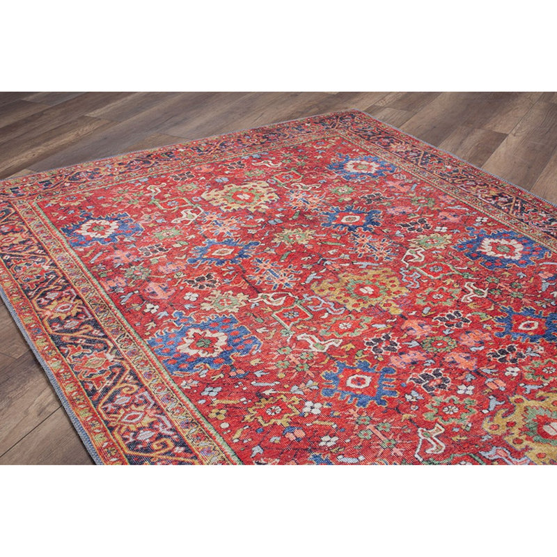 Luxurious Machine Washable Carpet, 100% Polyester, 7.5 x 10.8 Feet | Pile Height: 0.2 Inches, 1850 g/m² | Recycled Poly Cotton Underside, Easy Care, Perfect for Living Room & Bedroom, Soft & Durable Design