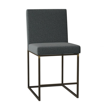 Ian Upholstered Counter Stool with Metal Frame