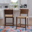 Tabouret de bar en bois massif Corrine-1139794507-1170113232