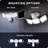 LED Solar Power Outdoor Security Flood Light with Motion Sensor