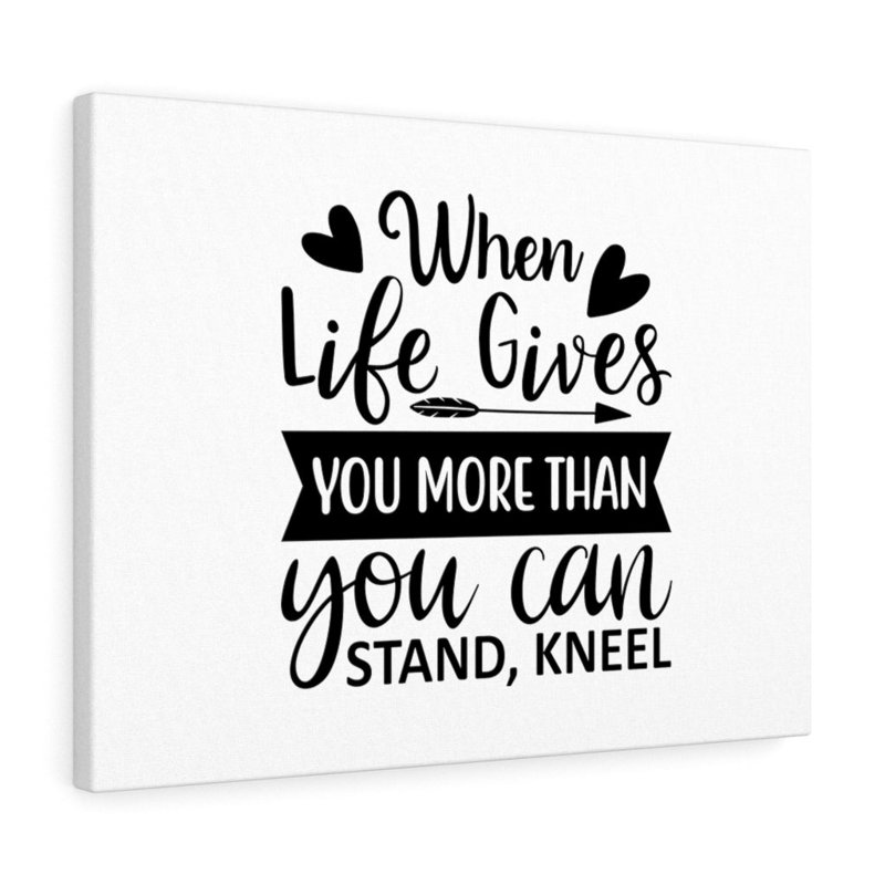 When Life Gives - Wrapped Canvas Print, 30cm H x 41cm W