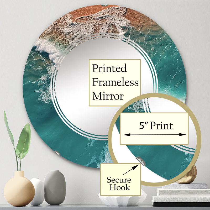 Zhaviah Circle Mirror, 24" x 24"