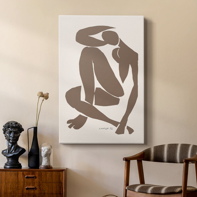 Matisse CCXVI, reproduction d'art encadrée sur mesure Cavas Gallery, H 18 po x l 12 po