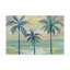« marine layer palms », reproduction de peinture à l’acrylique sur toile tendue-32714111