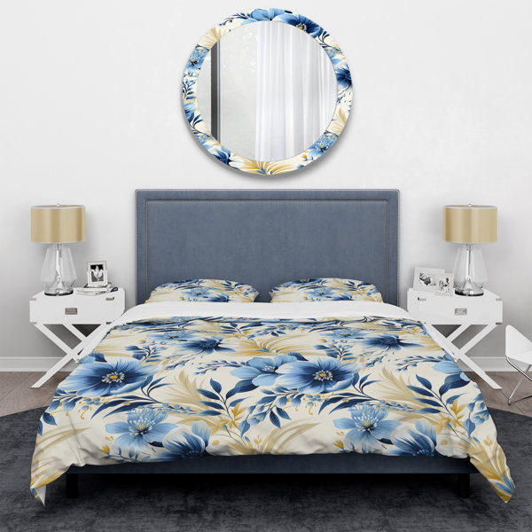 East Urban Home Teminot Floral Duvet Cover Set | Wayfair